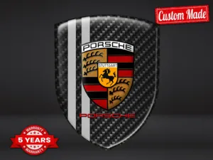 Porsche Badges Tous Modèles Universel Qualité Professionnelle